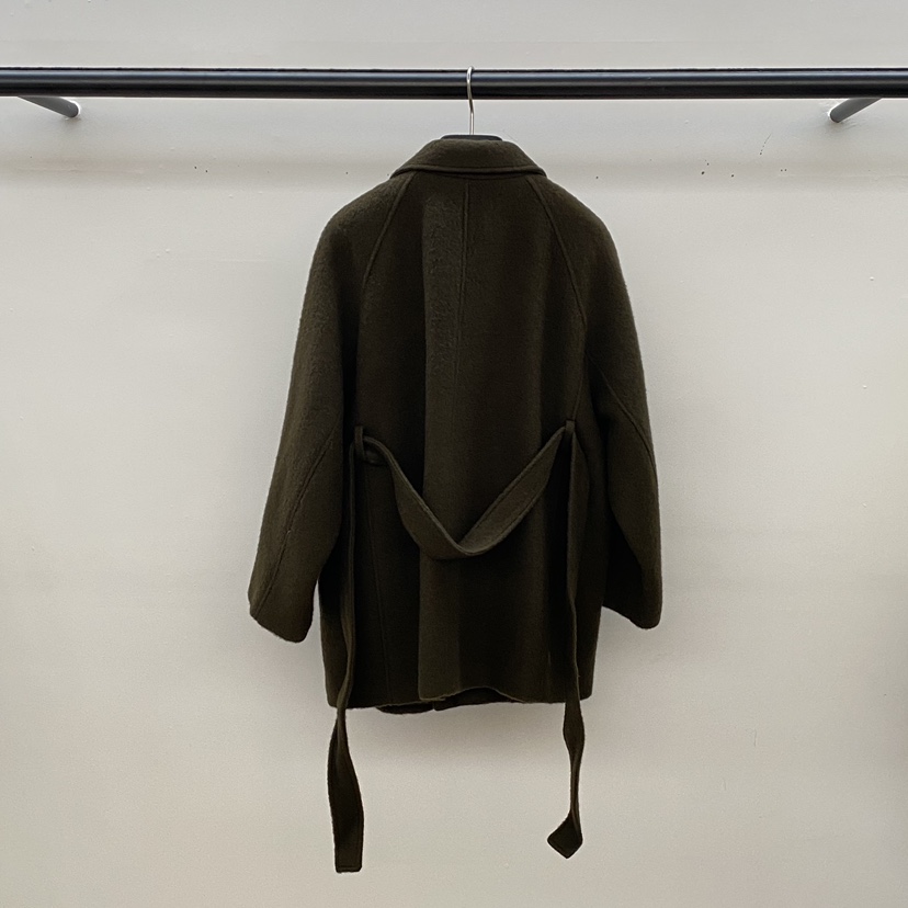 ID東大門㊣直郵女裝新款人氣職業時尚推薦25秋冬休閑短款大衣ID短款大衣