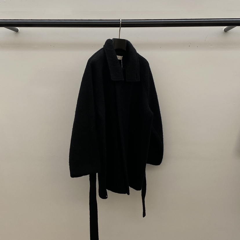 ID東大門㊣直郵女裝新款人氣職業時尚推薦25秋冬休閑短款大衣ID短款大衣圖色3黑色