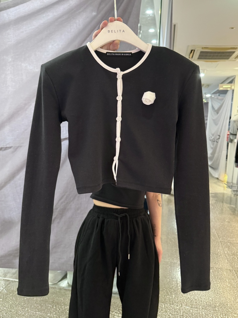 BELITA-L東大門㊣直郵女裝新款時尚25秋冬推薦職業休閑針織衫BELITA-L針織衫圖色4