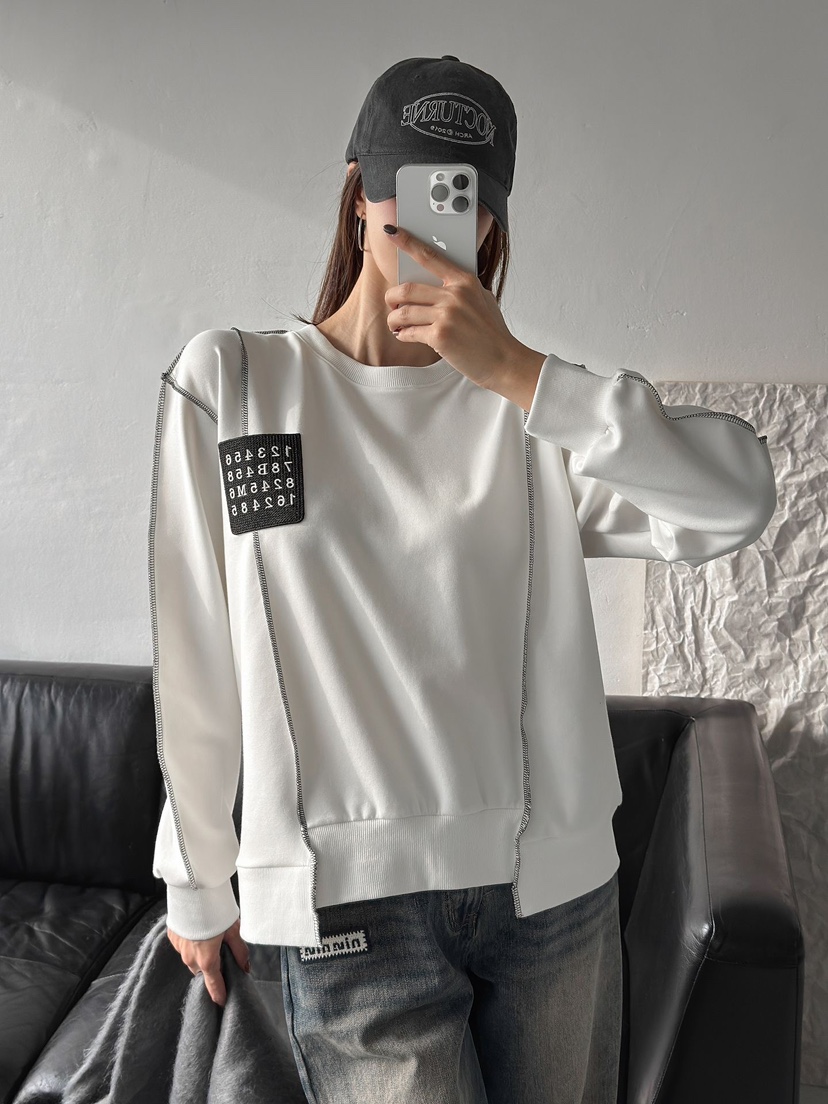 IAAN韓國直郵㊣女裝新款25秋冬休閑人氣時尚職業推薦衛衣口袋iaAn衛衣