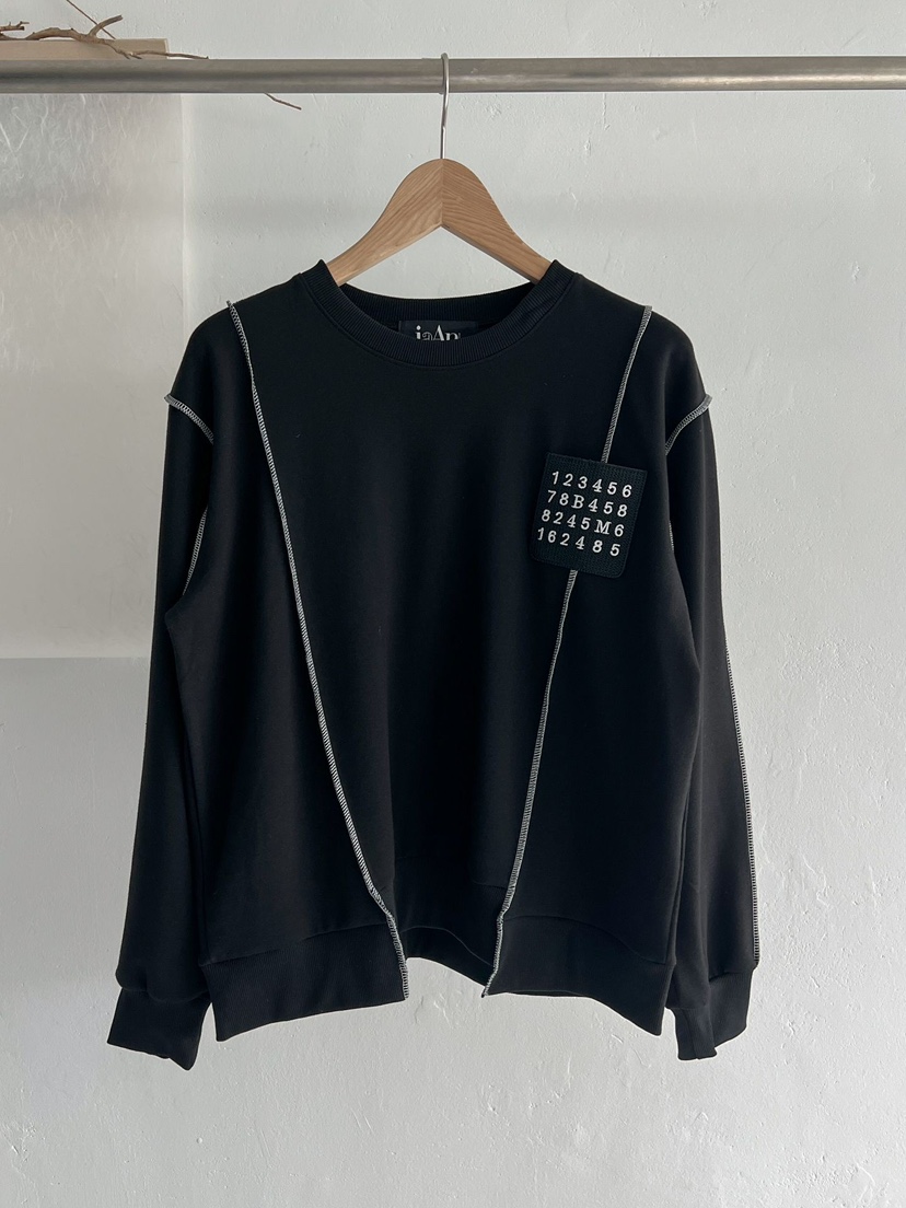 IAAN韓國直郵㊣女裝新款25秋冬休閑人氣時尚職業推薦衛衣口袋iaAn衛衣圖色3