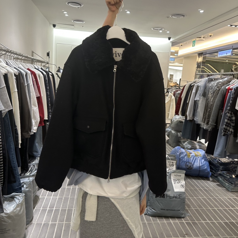 VIVE東大門㊣直郵女士新款休閑人氣推薦25秋冬熱賣時尚夾克VIVE夾克圖色2