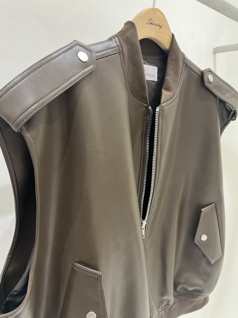 SHIRRING韓國代購㊣女裝新款時尚人氣推薦真品馬甲口袋打折SHIRRING馬甲