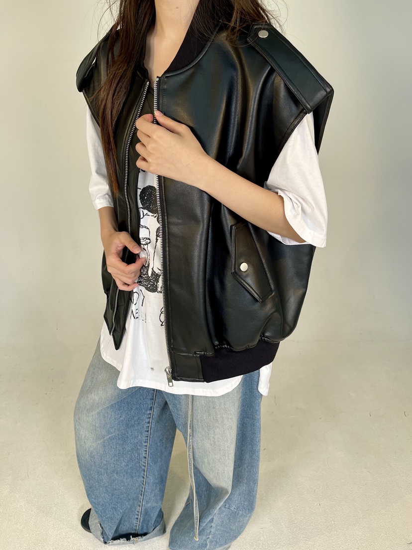 SHIRRING韓國代購㊣女裝新款時尚人氣推薦真品馬甲口袋打折SHIRRING馬甲