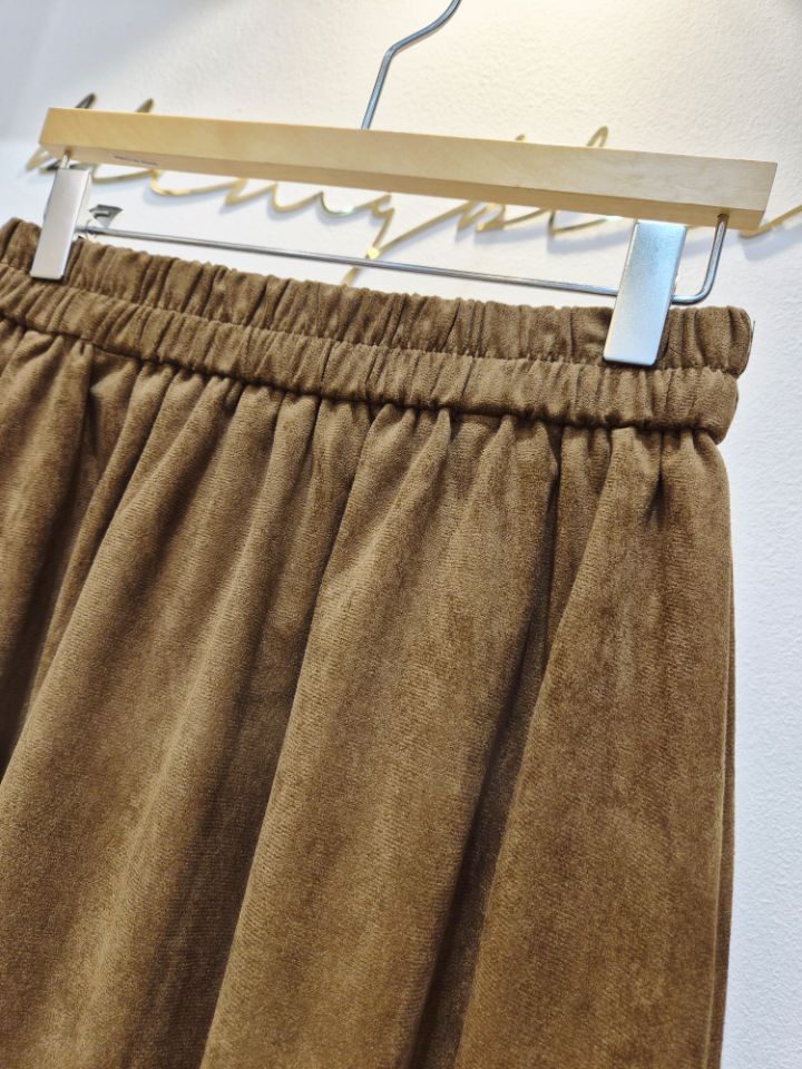 BLING BLING-S東大門㊣代購女士新品時尚職業人氣長裙絨面革BLING BLING-S長裙