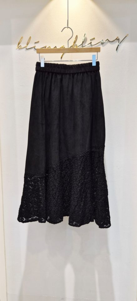 BLING BLING-S東大門㊣代購女士新品時尚職業人氣長裙絨面革BLING BLING-S長裙