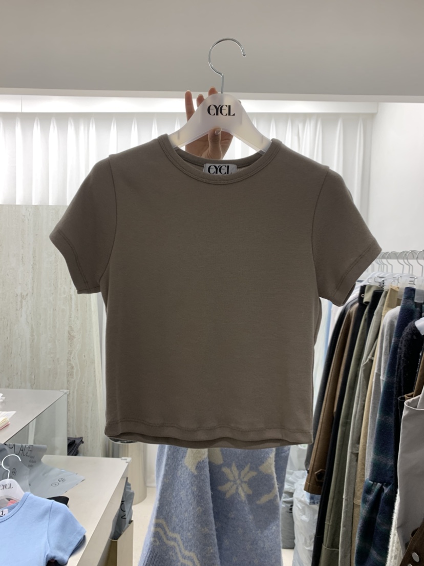 EYEL韓國代購㊣女士新款職業推薦真品25秋冬休閑熱賣人氣T恤EYELT恤圖色4