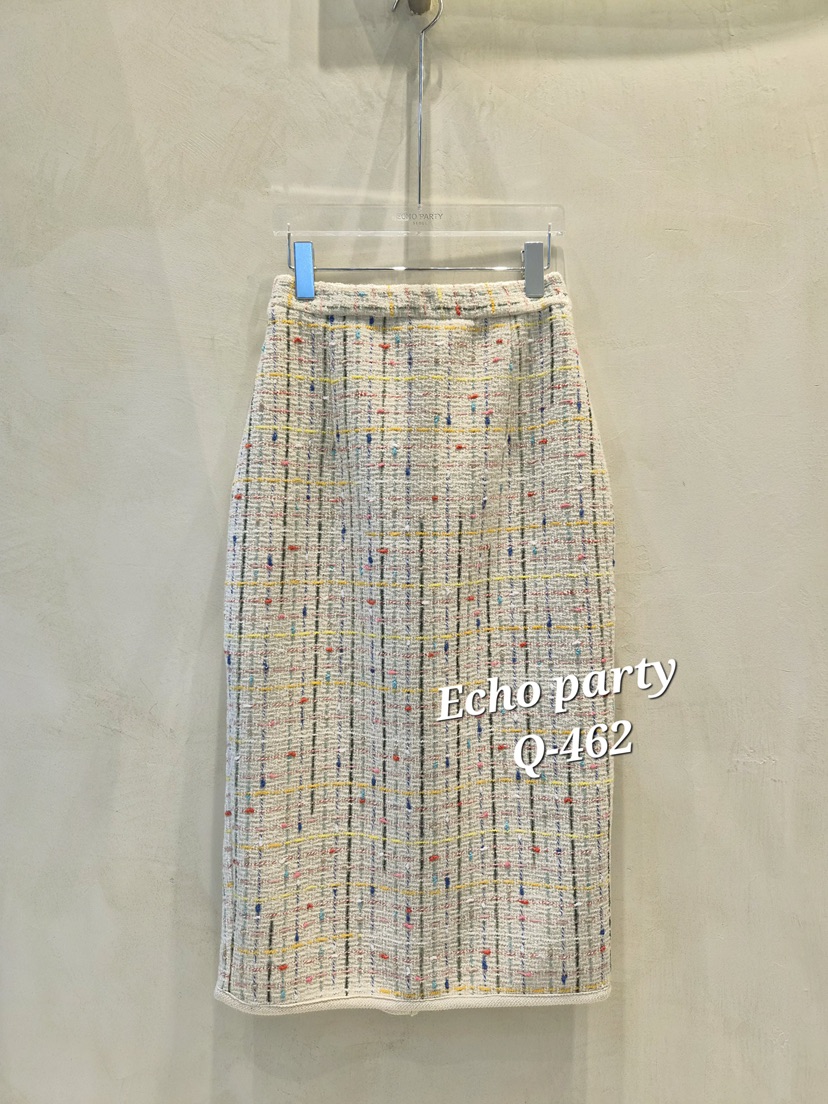 ECHOPARTY韓國直郵㊣女士新款時尚推薦熱賣職業休閑25秋冬長裙ECHOPARTY長裙圖色1