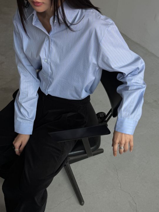 MOMENT東大門㊣實拍女裝新品推薦休閑真品熱賣時尚襯衫蕾絲衫MOMENT/RECOVER襯衫/蕾絲衫