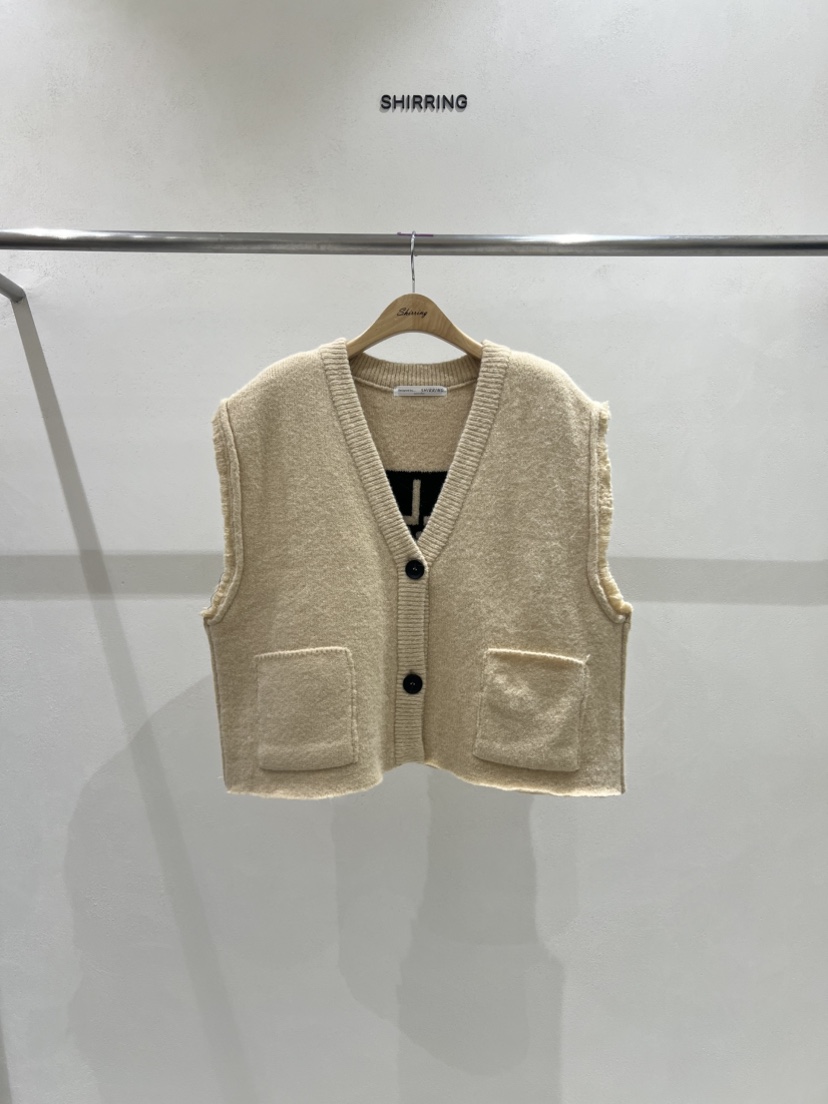 SHIRRING韓國代購㊣女裝新品人氣休閑真品職業推薦馬甲打折SHIRRING馬甲圖色1