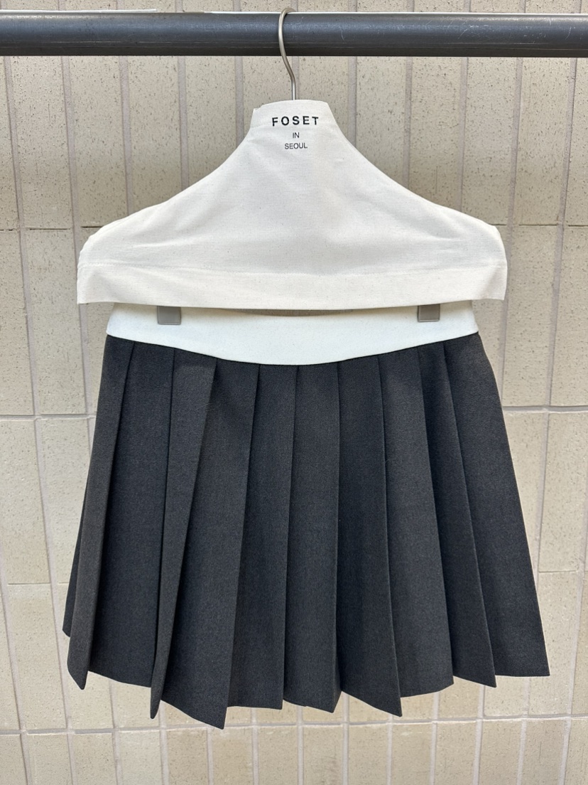 FOSET韓國直郵㊣女士新款職業人氣推薦熱賣25秋冬時尚休閑短裙FOSET短裙圖色1