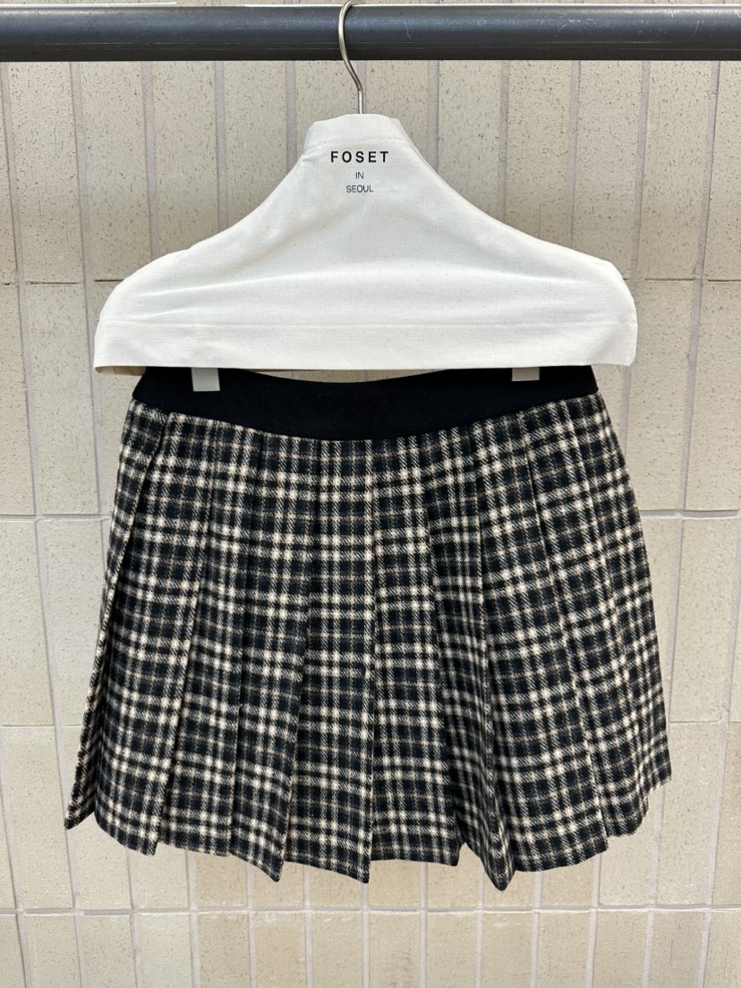 FOSET韓國直郵㊣女士新款職業人氣推薦熱賣25秋冬時尚休閑短裙FOSET短裙圖色2