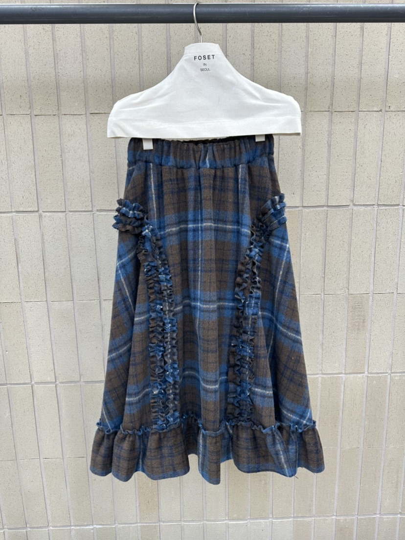 FOSET韓國直郵㊣女士新款人氣真品推薦25秋冬時尚熱賣職業長裙FOSET長裙圖色2