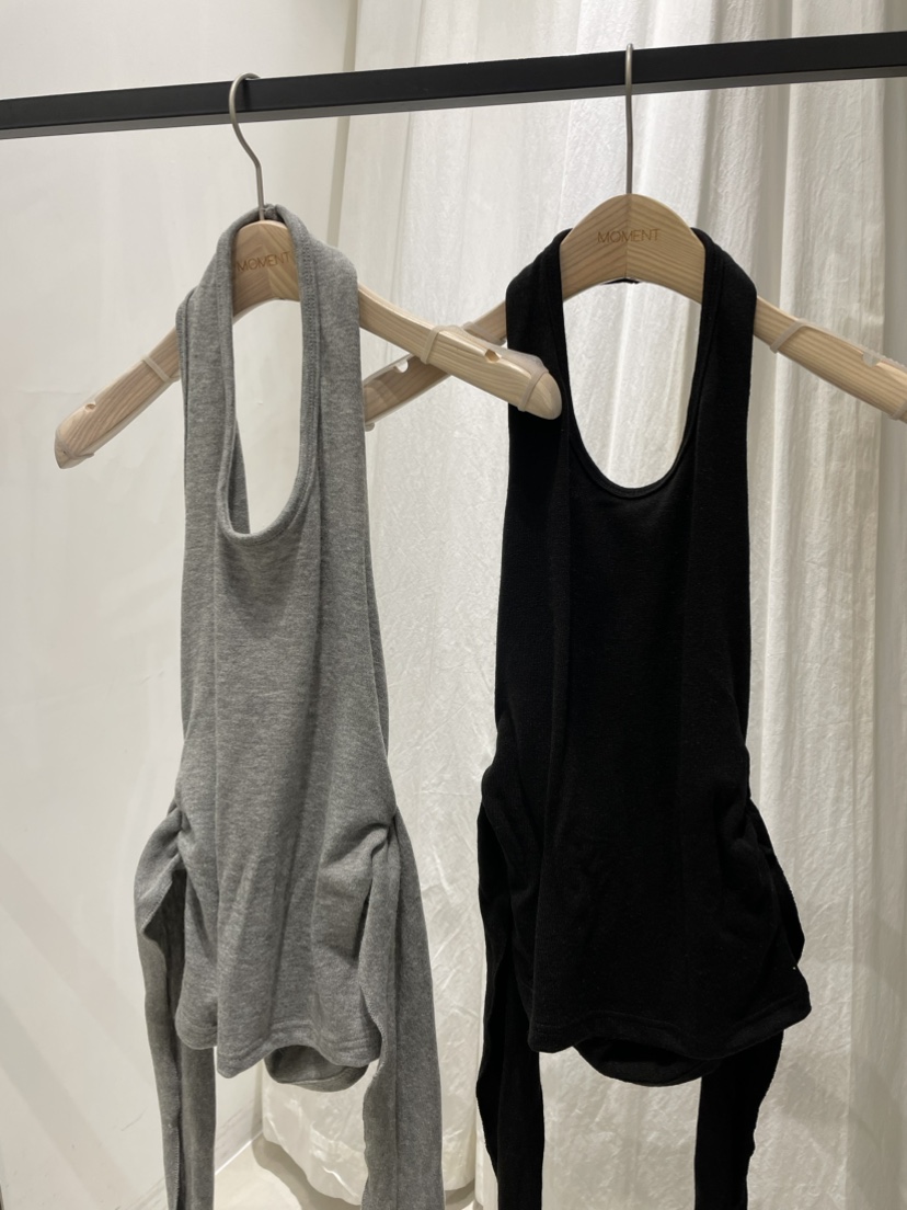 MOMENT東大門㊣直郵女裝新品時尚職業25秋冬真品人氣吊帶背心MOMENT/RECOVER吊帶/背心