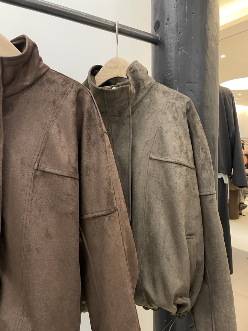 MOMENT韓國代購㊣女士新款人氣真品休閑25秋冬時尚熱賣夾克MOMENT/RECOVER夾克