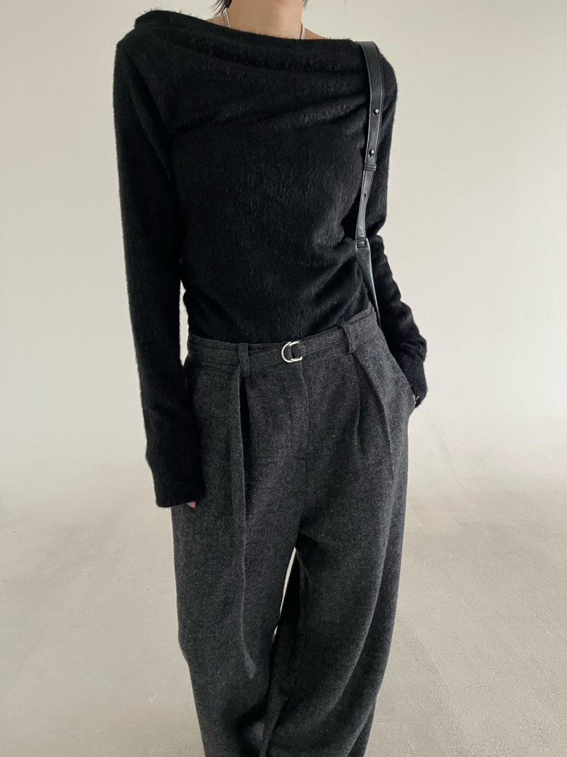 REIZ東大門㊣代購女裝新款職業25秋冬推薦時尚休閑人氣長袖T恤REIZ長袖T恤