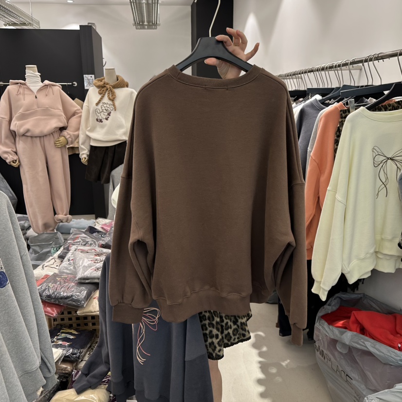 A.CES韓國代購㊣女裝新品25秋冬真品推薦時尚人氣職業衛衣A.CES衛衣