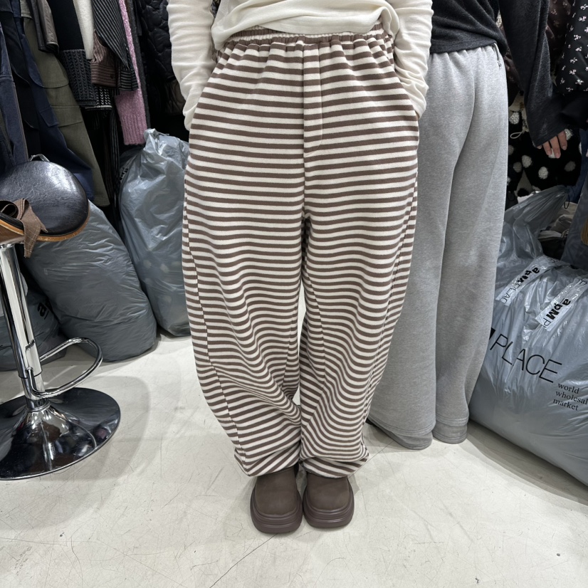 BENE韓國直郵㊣女士新款時尚休閑熱賣25秋冬推薦休閑褲加絨BENE休閑褲圖色3