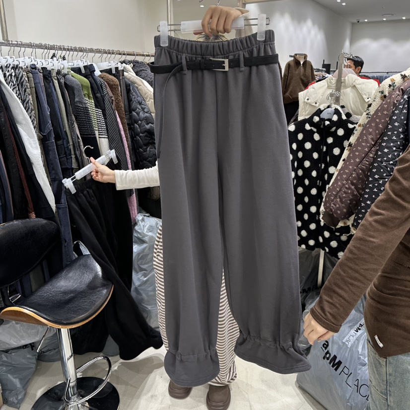 BENE東大門㊣代購女裝新品時尚25秋冬休閑推薦休閑褲不含腰帶BENE休閑褲圖色4