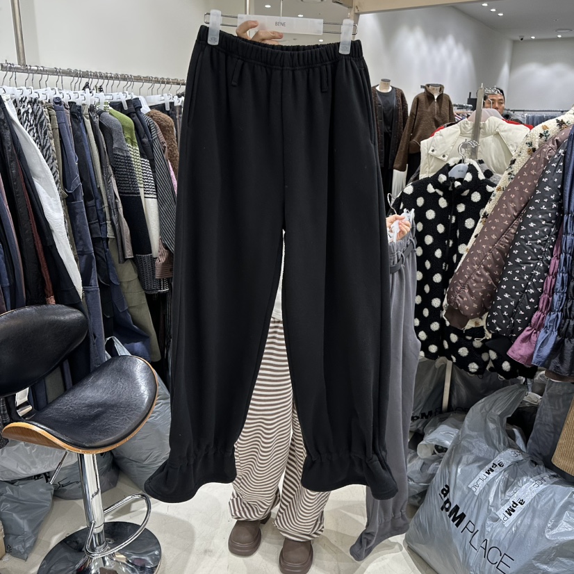 BENE東大門㊣代購女裝新品時尚25秋冬休閑推薦休閑褲不含腰帶BENE休閑褲圖色5
