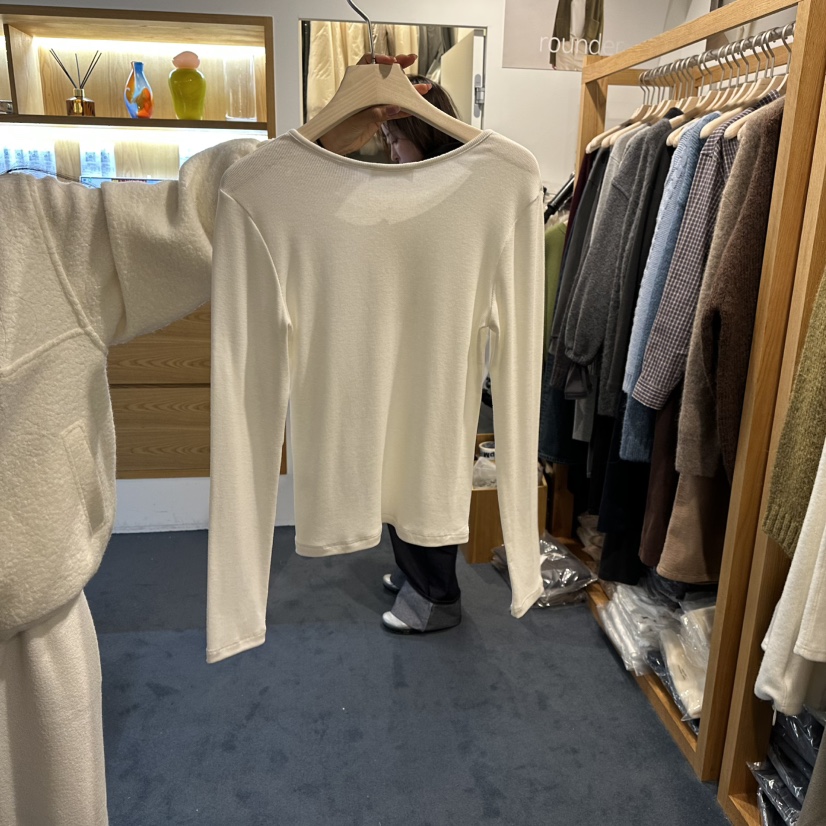 ROUNDER韓國代購㊣女士新品推薦真品職業時尚熱賣休閑長袖T恤ROUNDER長袖T恤