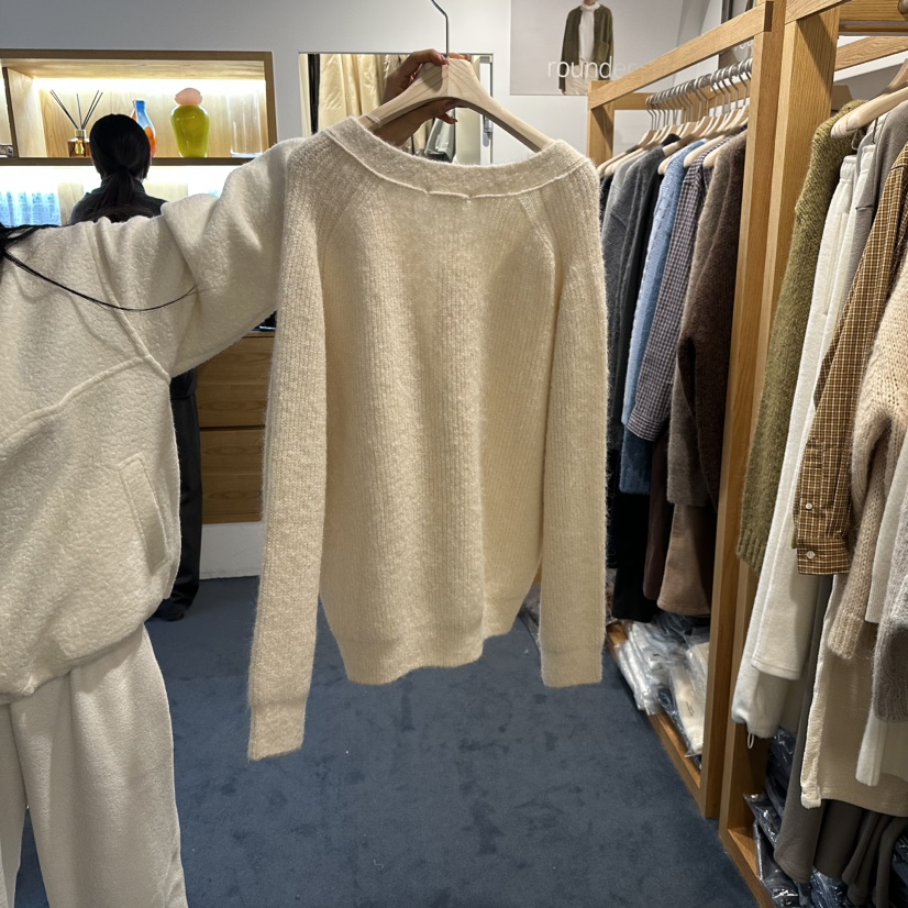 ROUNDER東大門㊣代購女士新款時尚推薦人氣真品25秋冬熱賣毛衣ROUNDER毛衣