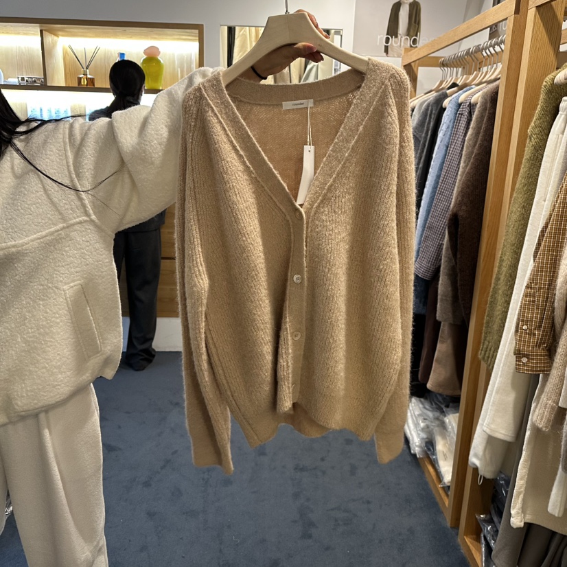 ROUNDER東大門㊣代購女士新款時尚推薦人氣真品25秋冬熱賣毛衣ROUNDER毛衣圖色2