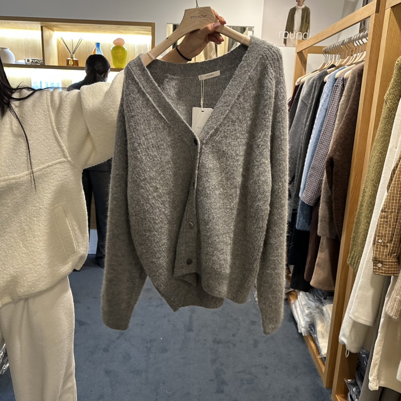 ROUNDER東大門㊣代購女士新款時尚推薦人氣真品25秋冬熱賣毛衣ROUNDER毛衣圖色3