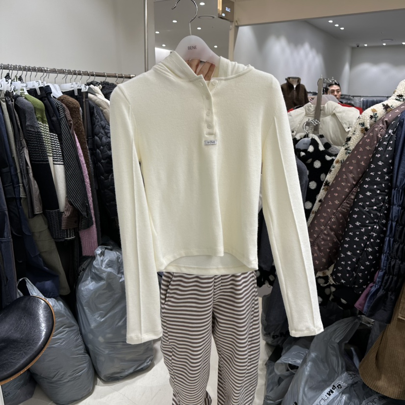 BENE東大門㊣代購女士新品熱賣人氣推薦時尚休閑職業長袖T恤BENE長袖T恤圖色1