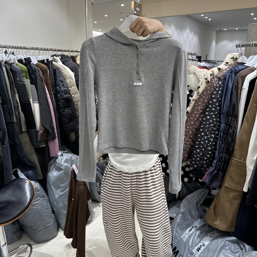 BENE東大門㊣代購女士新品熱賣人氣推薦時尚休閑職業長袖T恤BENE長袖T恤圖色2