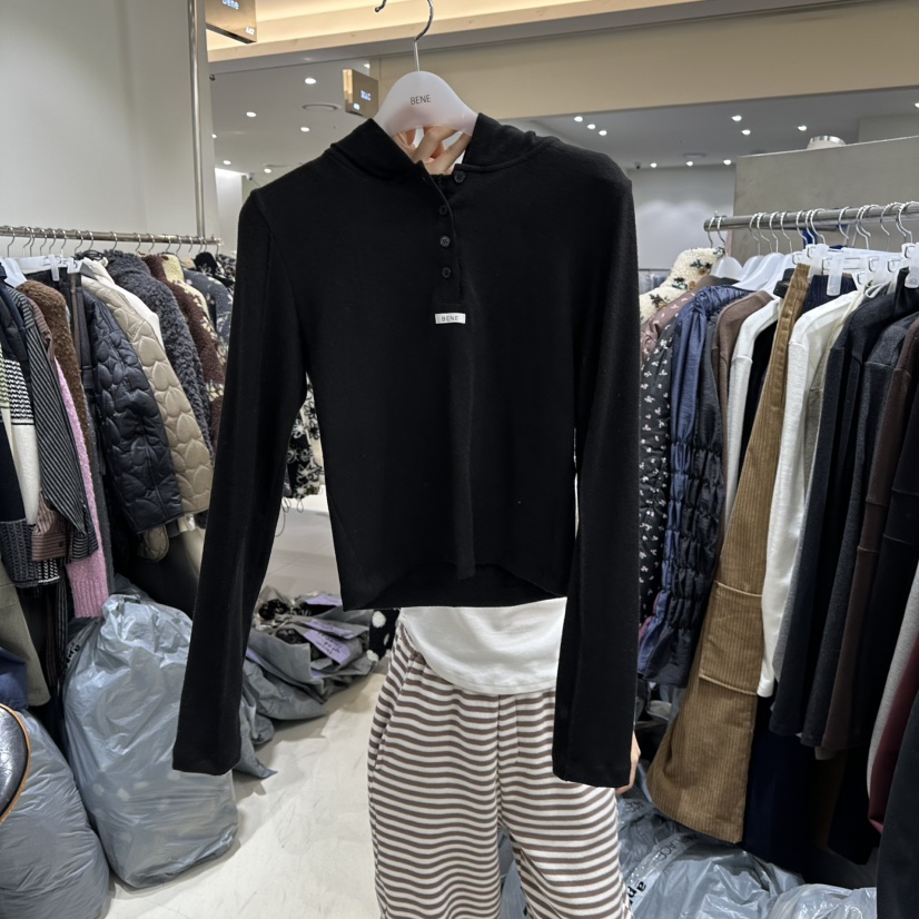 BENE東大門㊣代購女士新品熱賣人氣推薦時尚休閑職業長袖T恤BENE長袖T恤圖色4