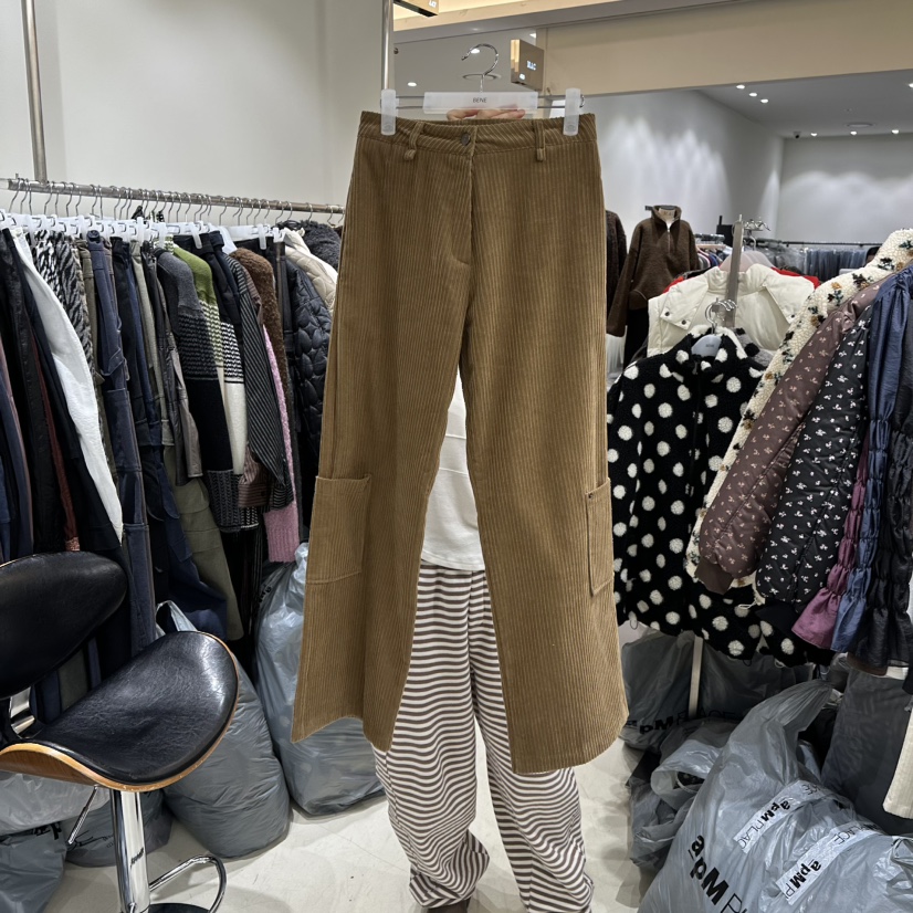 BENE韓國直郵㊣女裝新款休閑時尚真品熱賣推薦休閑褲不含腰帶BENE休閑褲圖色2