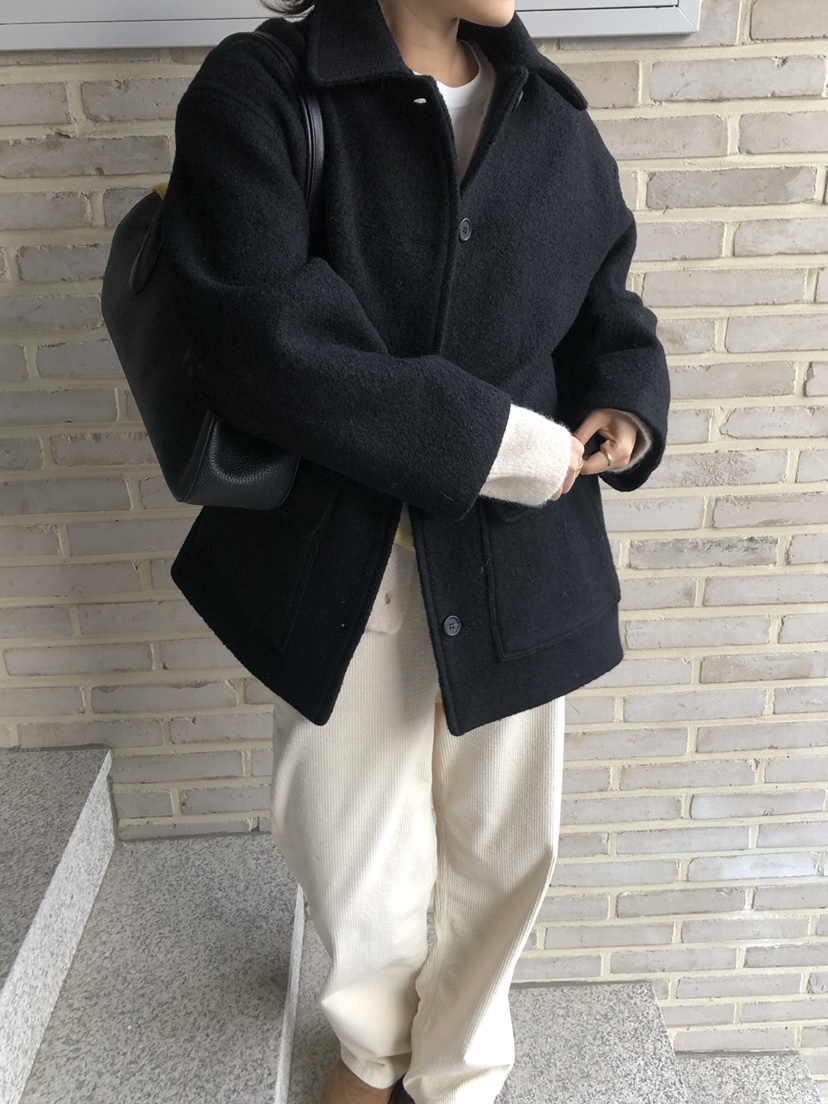 ROUNDER東大門㊣代購女裝新品人氣熱賣真品推薦職業短款大衣ROUNDER短款大衣