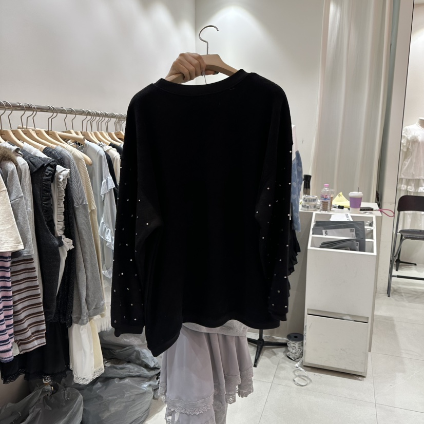 MINI UNNI東大門㊣代購女士新品時尚人氣25秋冬職業推薦衛衣MINI UNNI衛衣