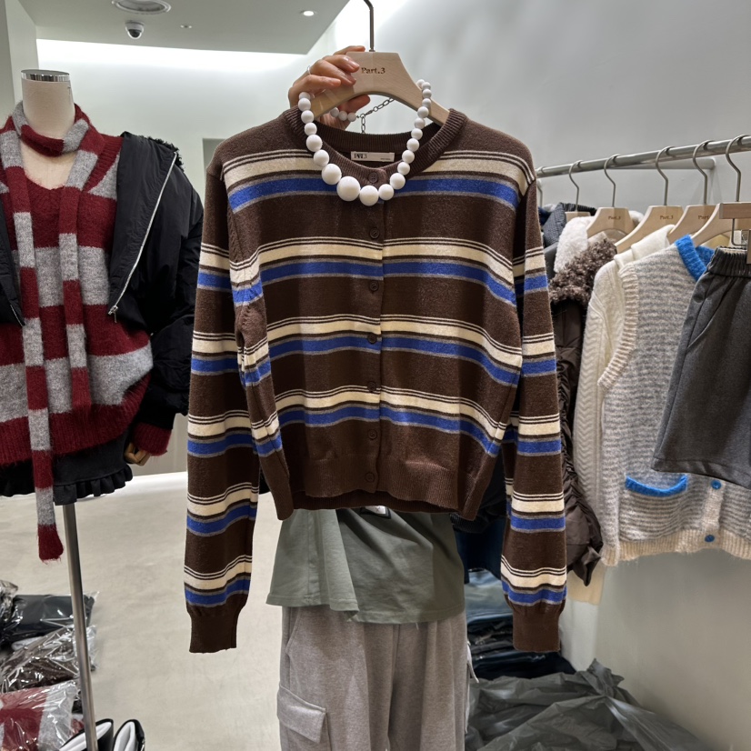 PART3韓國代購㊣女士新款推薦真品時尚人氣熱賣針織衫不含飾品Part.3針織衫圖色1