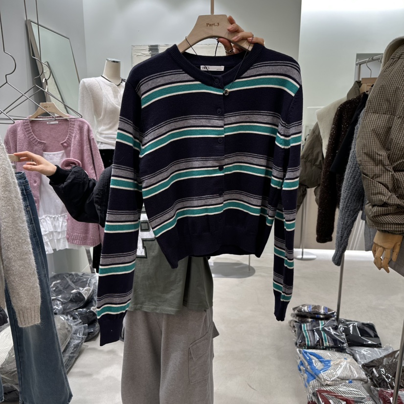 PART3韓國代購㊣女士新款推薦真品時尚人氣熱賣針織衫不含飾品Part.3針織衫圖色2