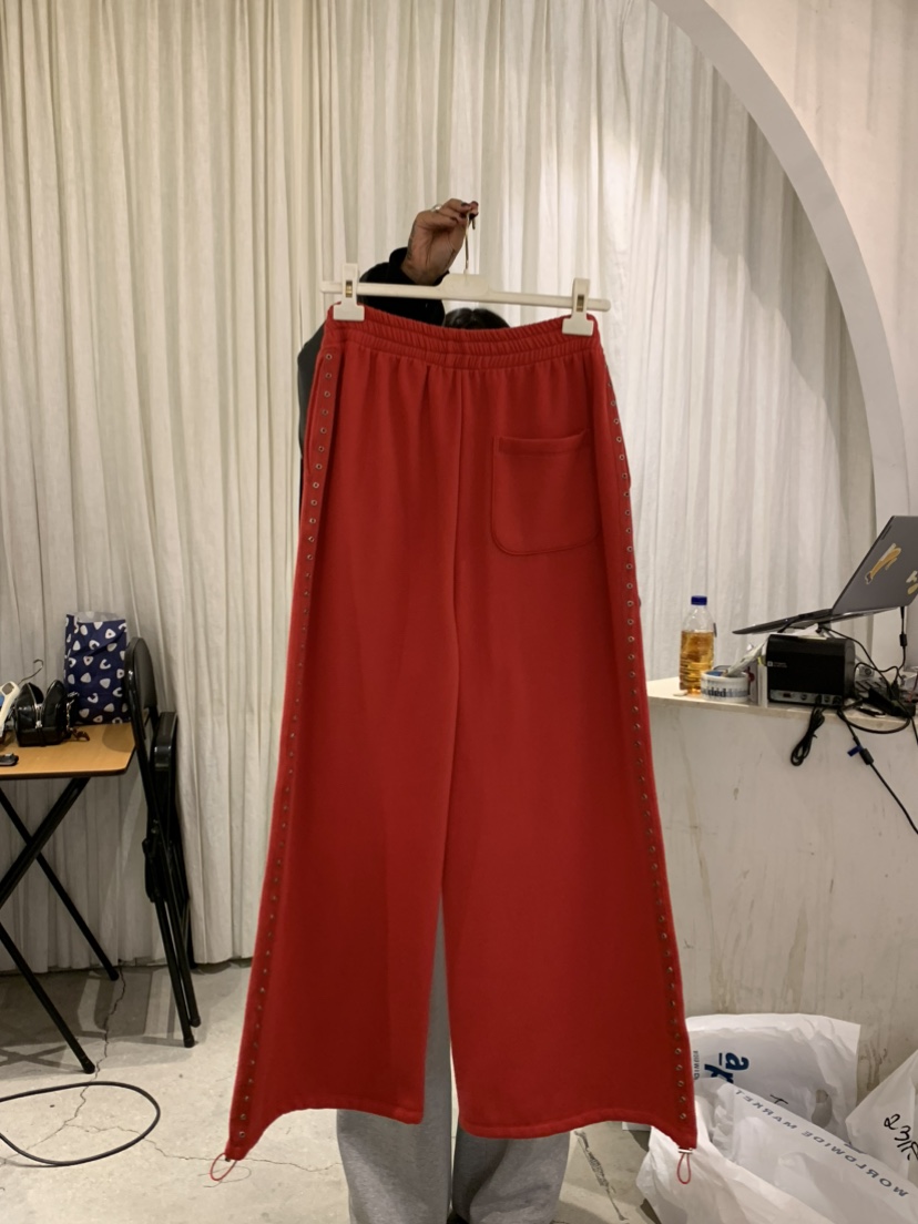 PAPERMOON東大門㊣代購女士新品人氣真品時尚休閑休閑褲鏤空paper moon休閑褲