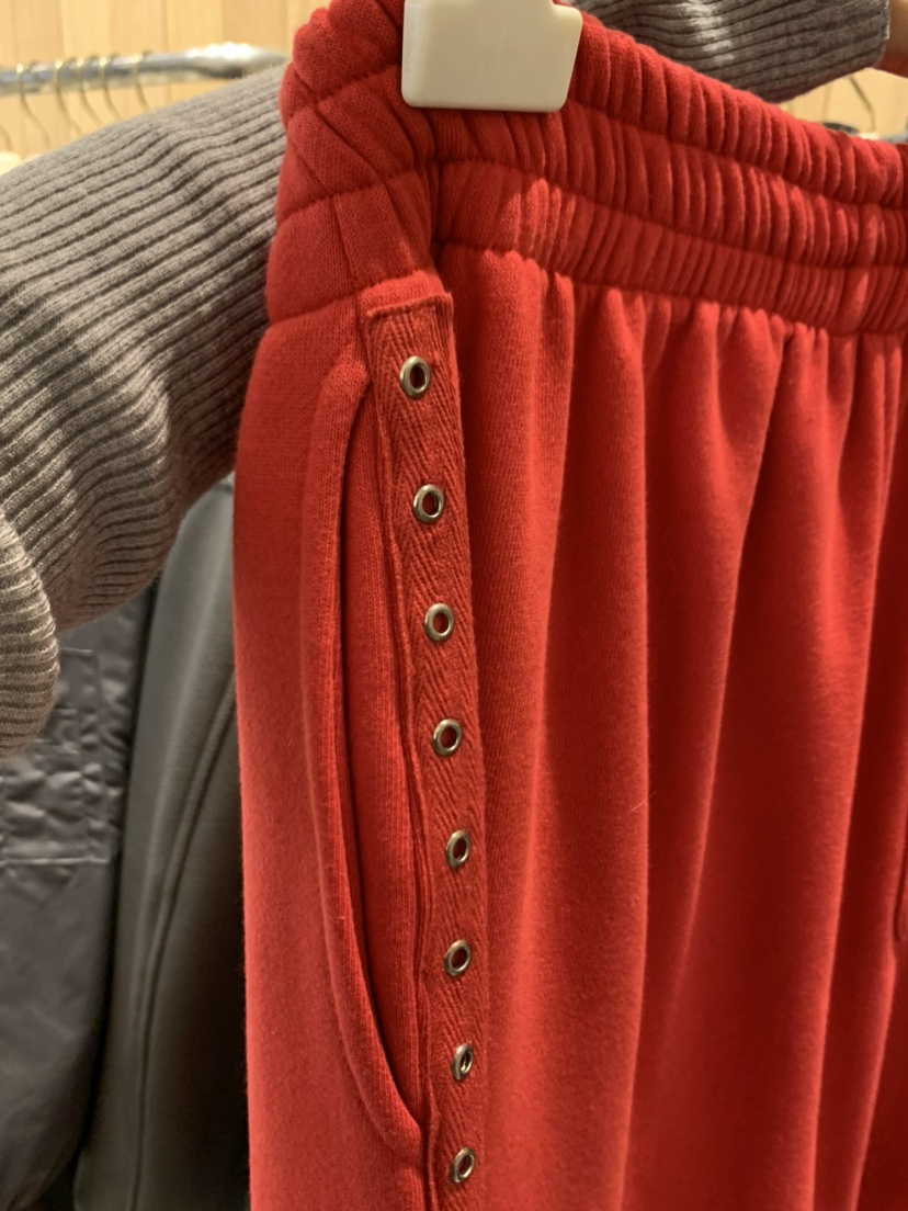 PAPERMOON東大門㊣代購女士新品人氣真品時尚休閑休閑褲鏤空paper moon休閑褲