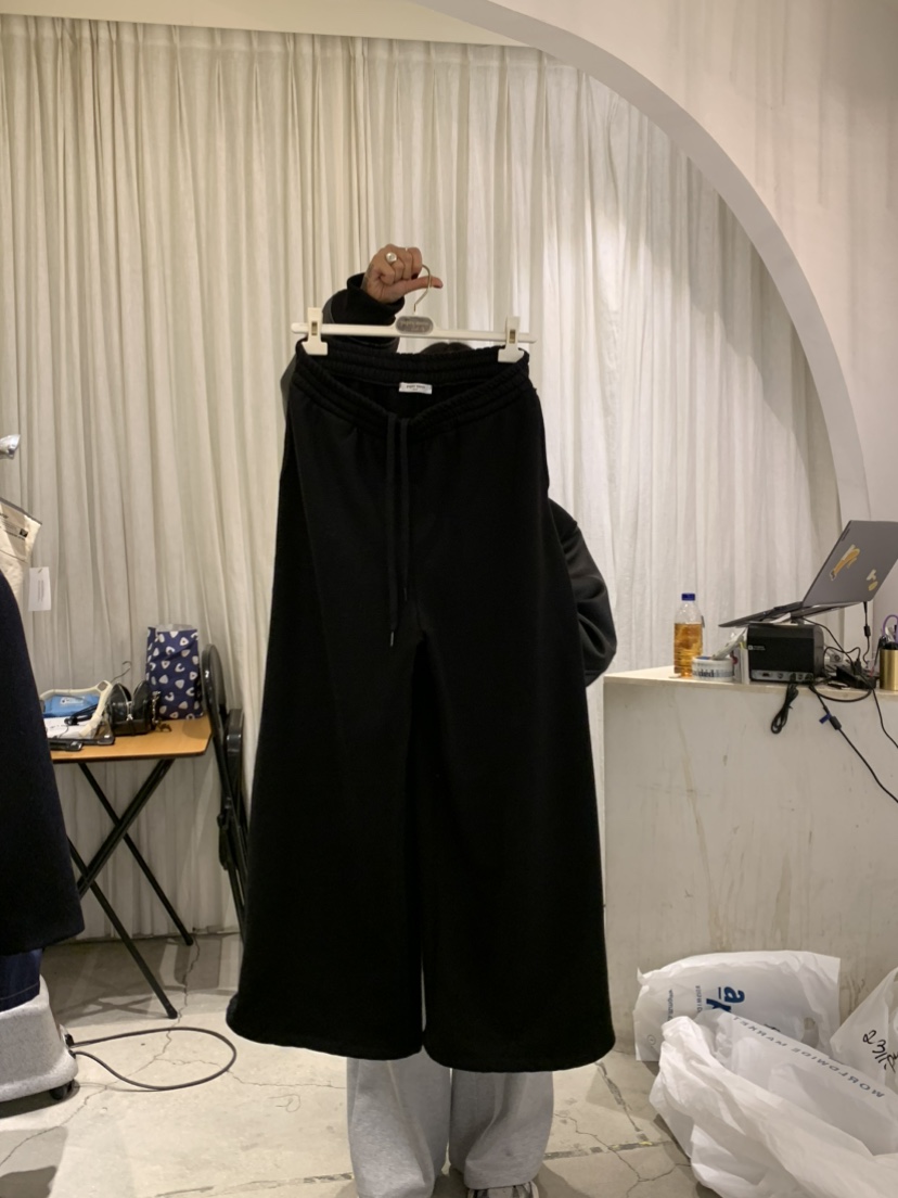 PAPERMOON東大門㊣代購女士新品人氣真品時尚休閑休閑褲鏤空paper moon休閑褲圖色1