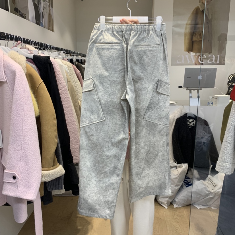 RUMIRU/AWEAR韓國代購㊣女士新款熱賣職業真品人氣休閑褲加絨awear/RUMIRU休閑褲