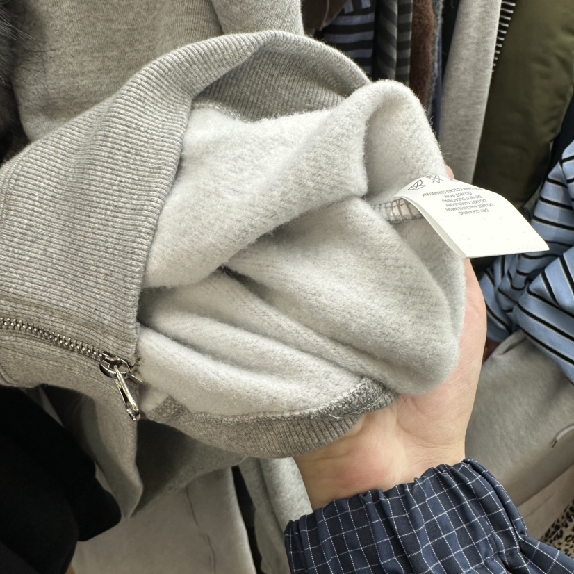 GABIZON韓國直郵㊣女裝新款25秋冬熱賣職業人氣夾克加絨拉鏈GABIZON夾克