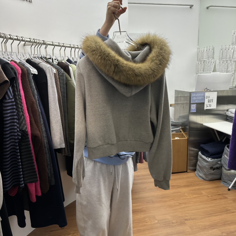 GABIZON東大門㊣實拍女士新品熱賣休閑時尚真品夾克連帽拉鏈衫GABIZON夾克