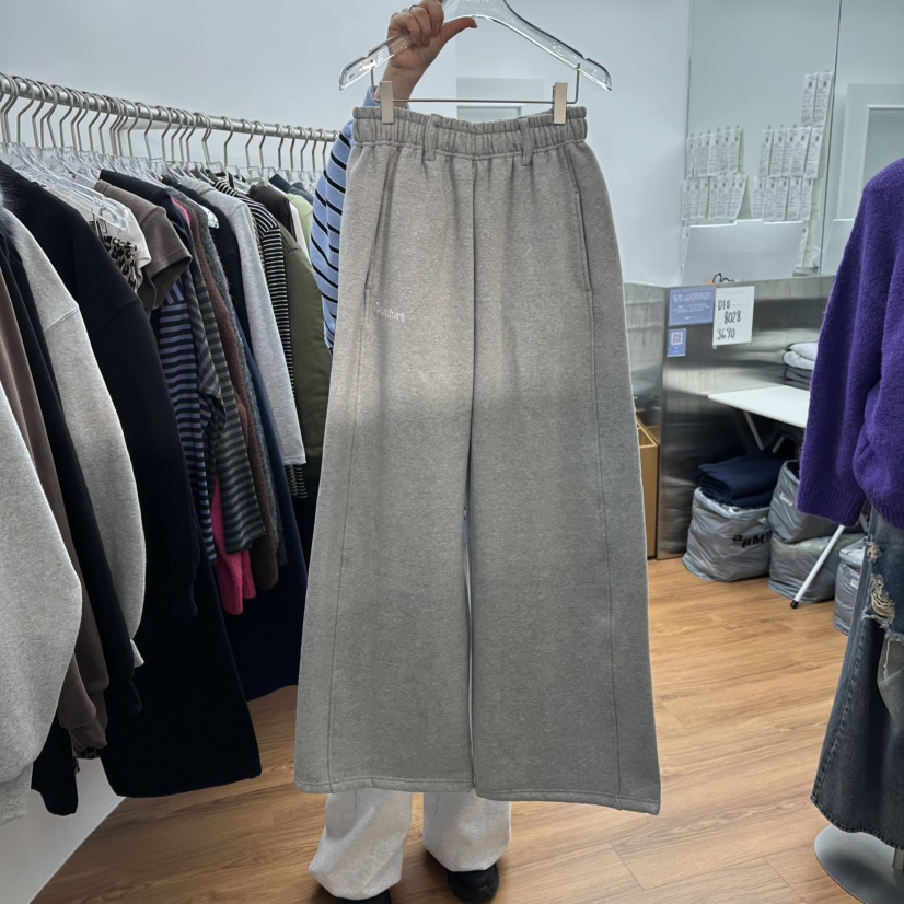 GABIZON韓國代購㊣女裝新款職業熱賣推薦25秋冬人氣休閑褲加絨GABIZON休閑褲圖色1