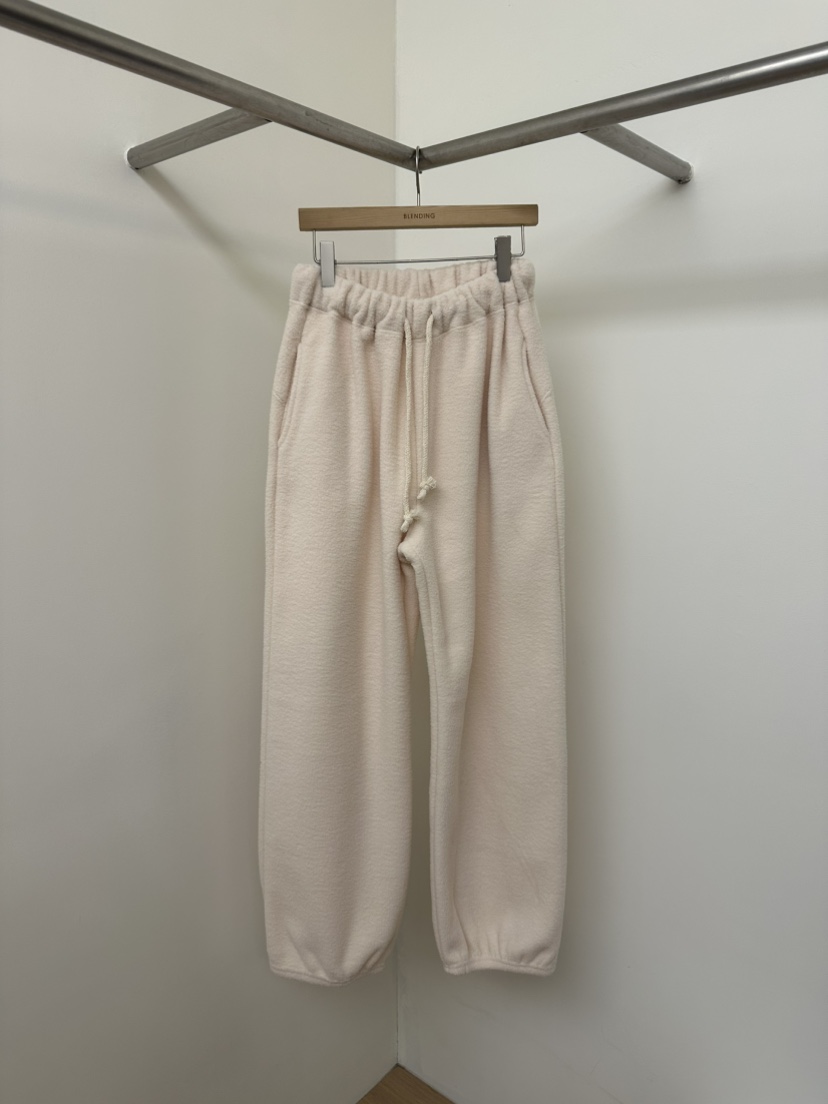 BLENDING-p韓國直郵㊣女士新款推薦25秋冬休閑人氣休閑褲抓絨BLENDING-p休閑褲圖色1