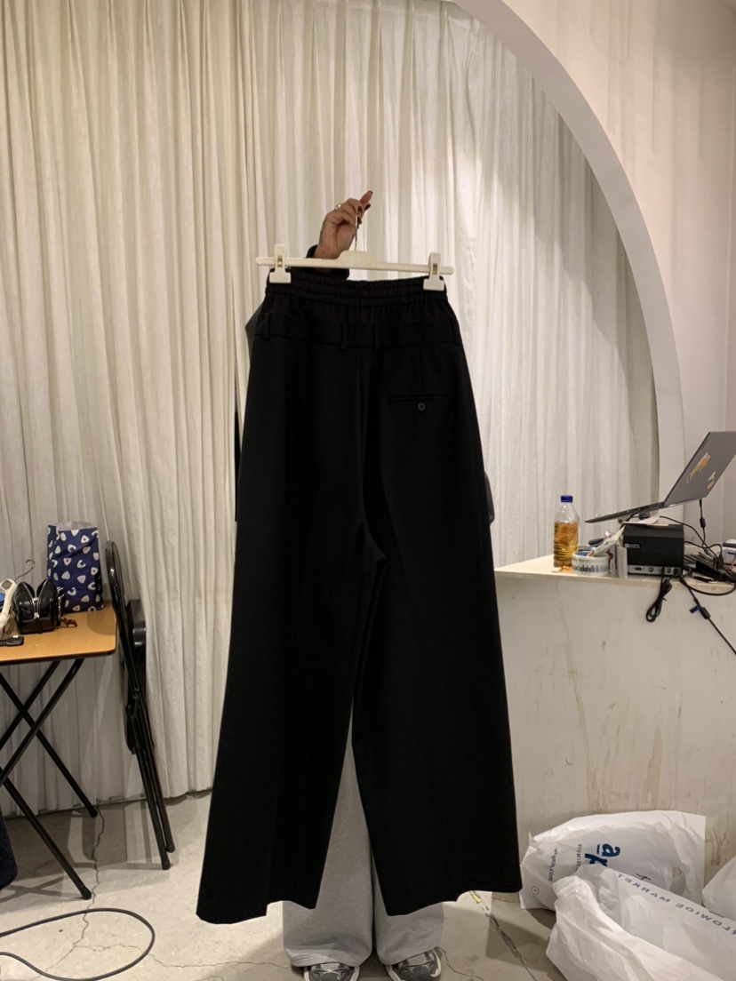 PAPERMOON東大門㊣直郵女士新款時尚真品人氣熱賣休閑褲闊腿褲paper moon休閑褲