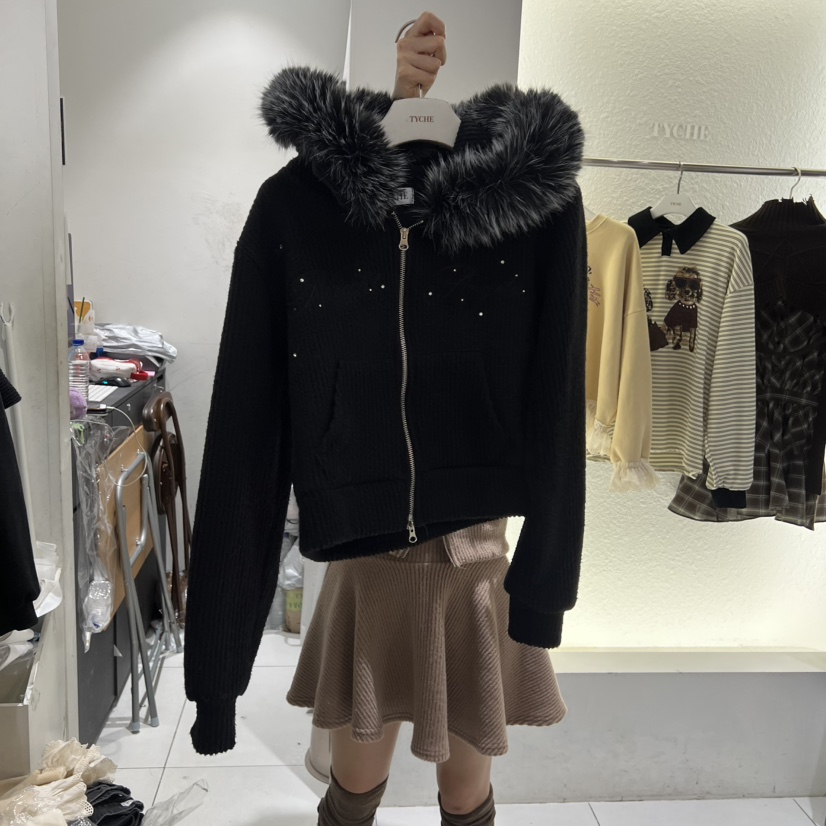 TYCHE東大門㊣實拍女裝新款職業真品時尚休閑推薦人氣夾克拉鏈TYCHE夾克圖色3