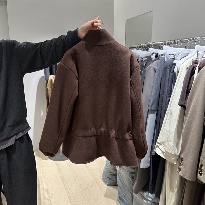 FAVOR-P韓國代購㊣女裝新品人氣25秋冬時尚真品職業短款大衣FAVOR-P短款大衣