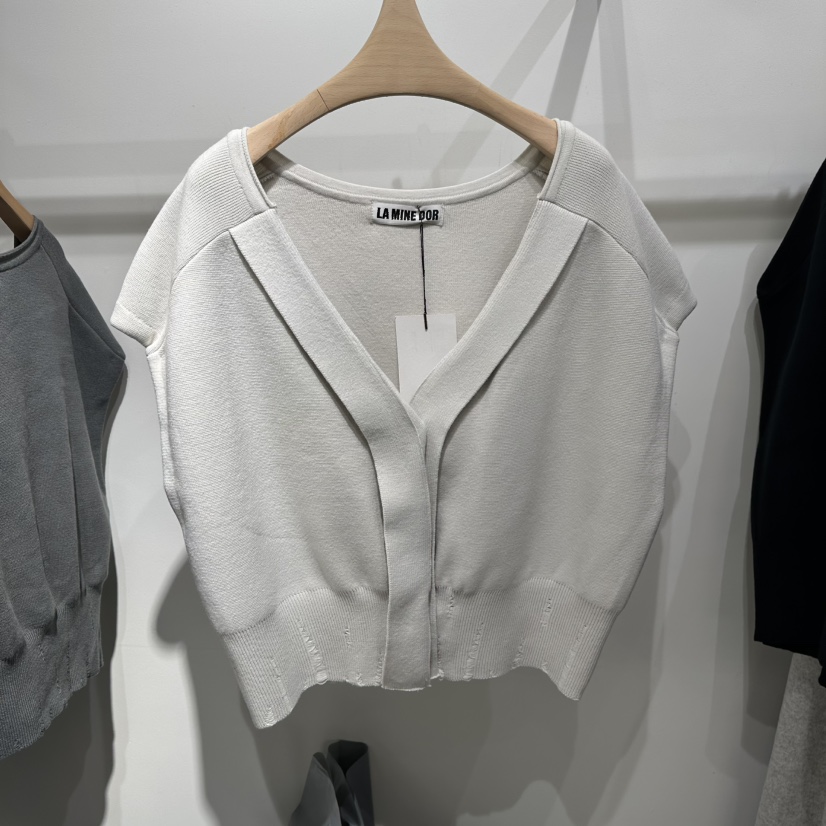 LAMINEDOR東大門㊣實拍女士新品熱賣人氣推薦真品休閑25秋冬馬甲LA MINE DOR馬甲圖色1