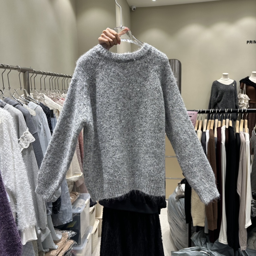 PRIMA LUCE東大門㊣代購女士新品推薦25秋冬真品針織衫開衫CHARLOTTE針織衫