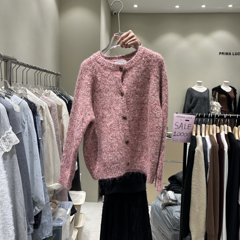 PRIMA LUCE東大門㊣代購女士新品推薦25秋冬真品針織衫開衫CHARLOTTE針織衫圖色2